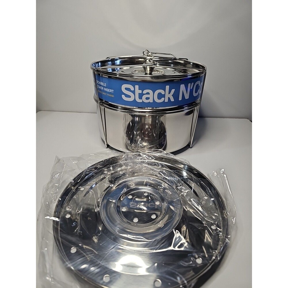 NEW STACK N' COOK 8qt PRESSURE COOKER INSERT STAINLESS STEEL SENSIBLE NEEDS